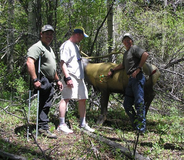 3-D Archery Shoot. Photo by Dawn Ballou, Pinedale Online.