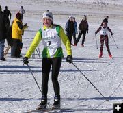 Across finish line. Photo by Dawn Ballou, Pinedale Online.