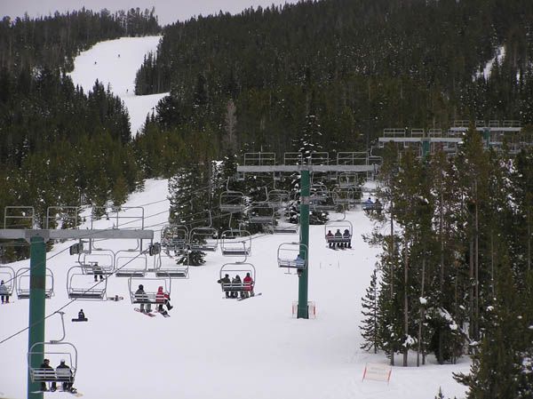 Ski Fun at White Pine. Photo by Dawn Ballou, Pinedale Online.