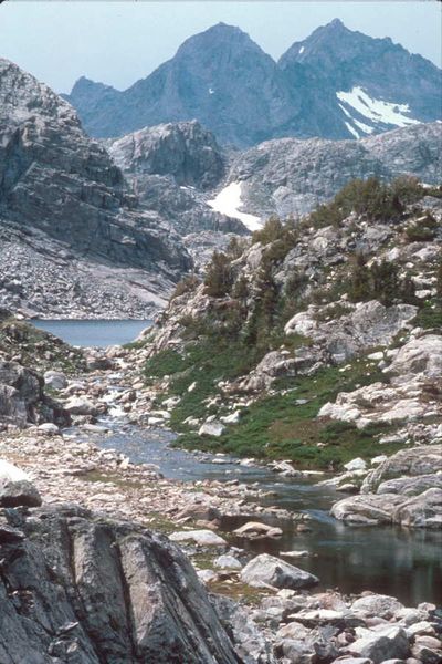 Rugged Wilderness Mountains. Photo by Bridger Wilderness Outfitters.