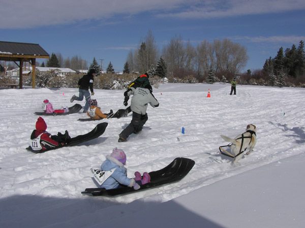 Kids Winter Olympics. Photo by Dawn Ballou, Pinedale Online.