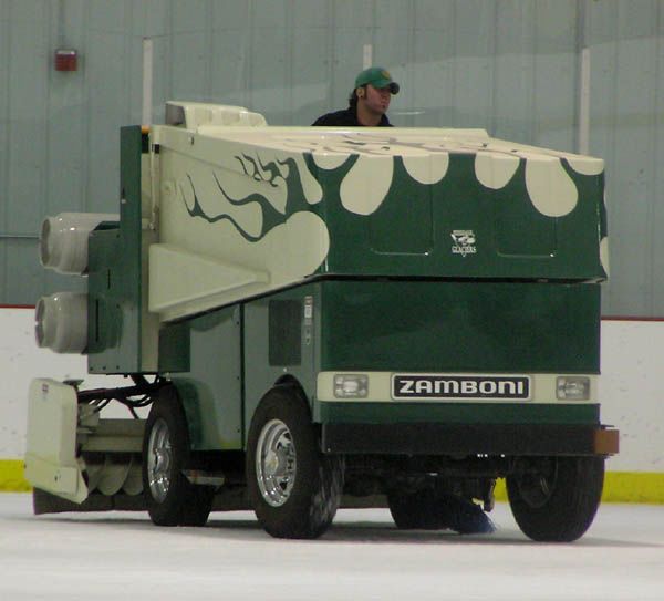 Zammin the ice. Photo by Pinedale Online.