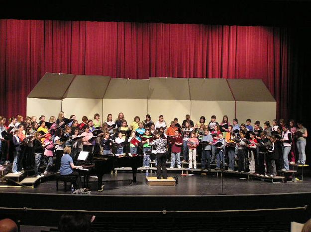 Honor Spring Band Choir. Photo by Craig Sheppard.