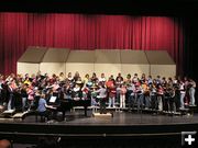 Honor Spring Band Choir. Photo by Craig Sheppard.