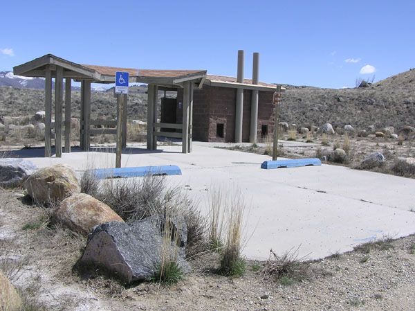 BLM Restrooms. Photo by Pinedale Online.