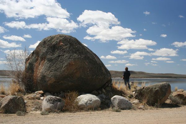 Big Boulder. Photo by Clint Gilchrist, Pinedale Online.