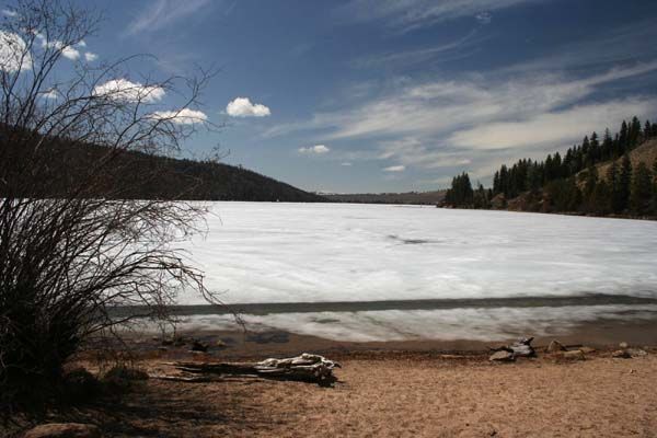 Half Moon Lake. Photo by Clint Gilchrist, Pinedale Online.