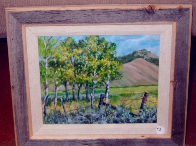 Painting by Charmian McLellan. Photo by Green River Valley Museum.