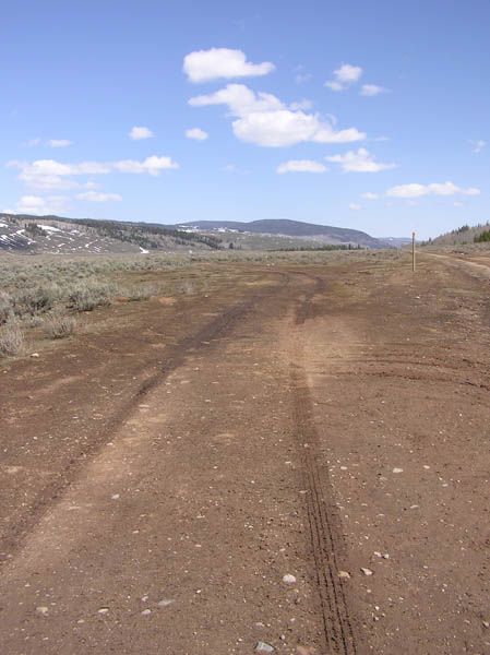 Wet side roads. Photo by Dawn Ballou, Pinedale Online.