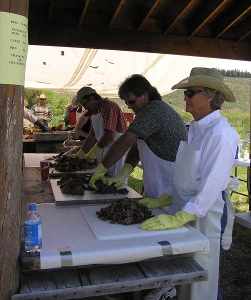 Meat Servers. Photo by Pinedale Online.