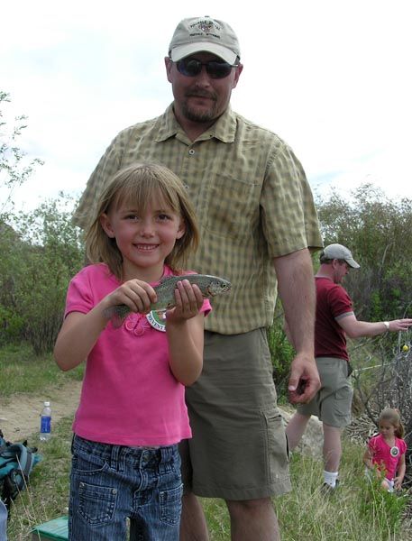 Tacys rainbow. Photo by Dawn Ballou, Pinedale Online.