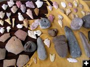 Artifacts galore. Photo by Dawn Ballou, Pinedale Online.