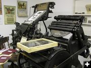 Big Piney Examiner presses. Photo by Dawn Ballou, Pinedale Online.