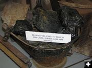 Coal from Wyoming mine. Photo by Dawn Ballou, Pinedale Online.