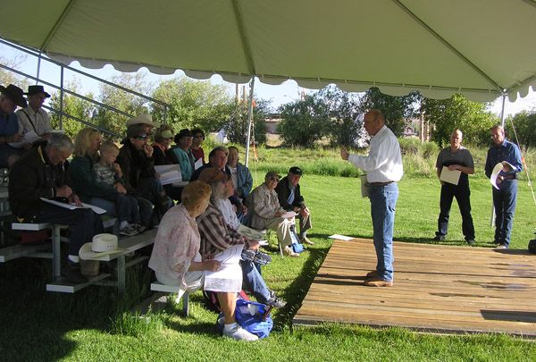 Dr. Fred Gowans. Photo by Dawn Ballou, Pinedale Online.