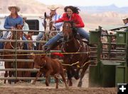 Breakaway Roping. Photo by Clint Gilchrist, Pinedale Online.