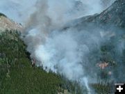 Jim Creek Fire July 16. Photo by USFS.