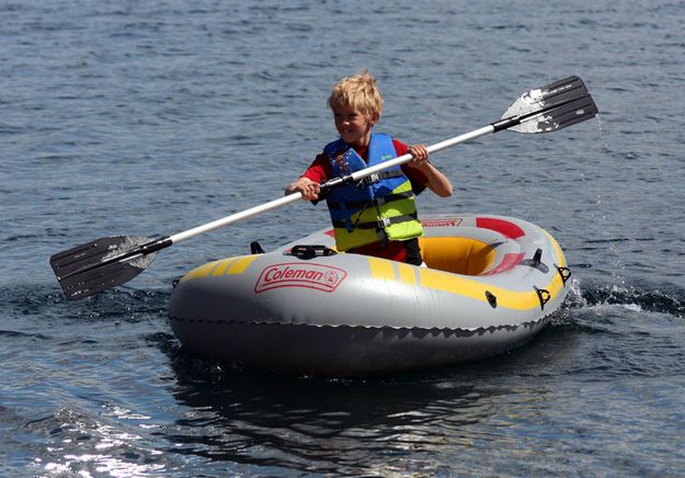 Rubber boat. Photo by Clint Gilchrist, Pinedale Online.