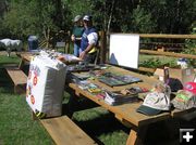 Prizes and raffles. Photo by Dawn Ballou, Pinedale Online.