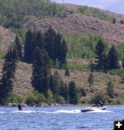 Air Chair Water Skiing. Photo by Dawn Ballou, Pinedale Online.