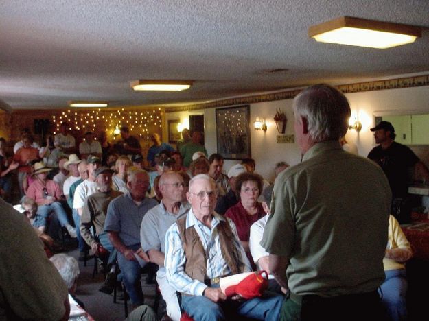 Community Meeting. Photo by U.S. Forest Service.