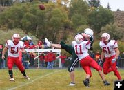 Scamble Punt. Photo by Clint Gilchrist, Pinedale Online.