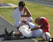 Injured Quarterbacks. Photo by Clint Gilchrist, BigPiney.com.