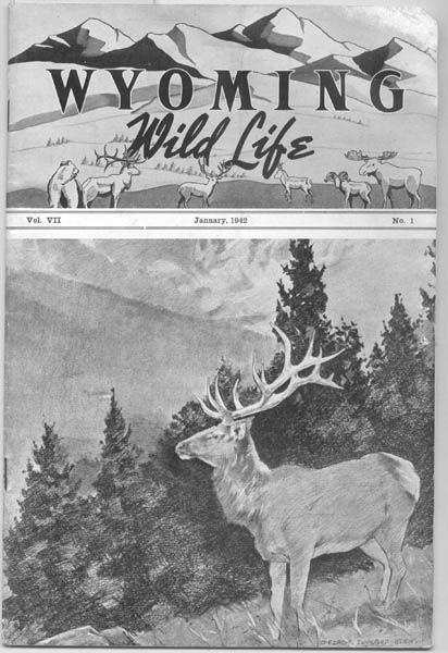 Wyoming Wildlife - 1942. Photo by Wyoming Game & Fish.