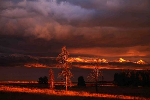 Yellowstone Lake Storm. Photo by Dave Bell.