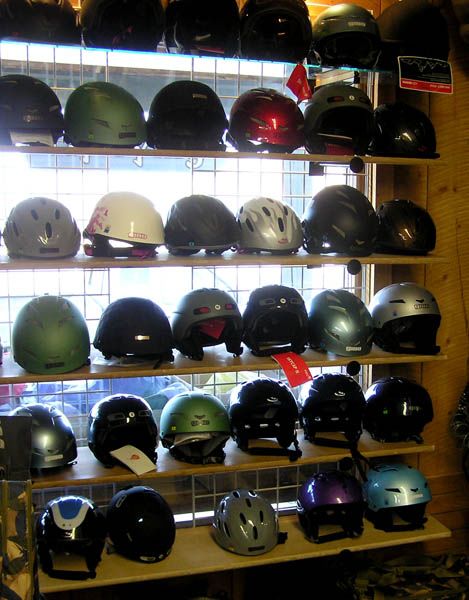 Sport Helmets. Photo by Dawn Ballou, Pinedale Online!.