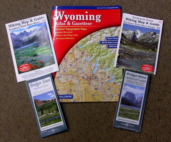 Guide Maps. Photo by Dawn Ballou, Pinedale Online!.