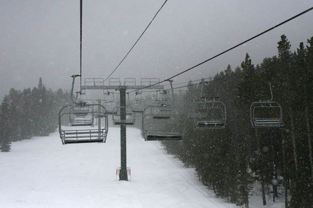 Snow Squall. Photo by Pam McCulloch, Pinedale Online.