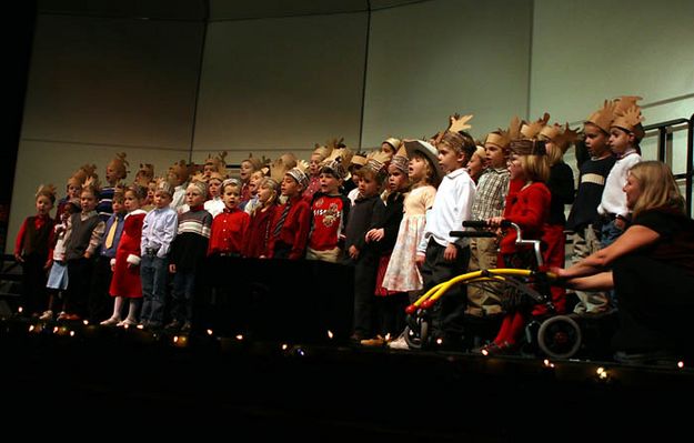 K-3 Class Program. Photo by Pam McCulloch, Pinedale Online.