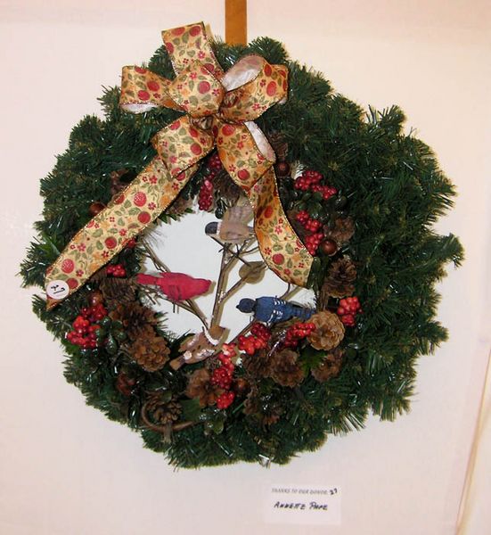 Annette Pape Wreath. Photo by Dawn Ballou, Pinedale Online.