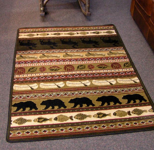 Wildlife Design Rug. Photo by Dawn Ballou, Pinedale Online.