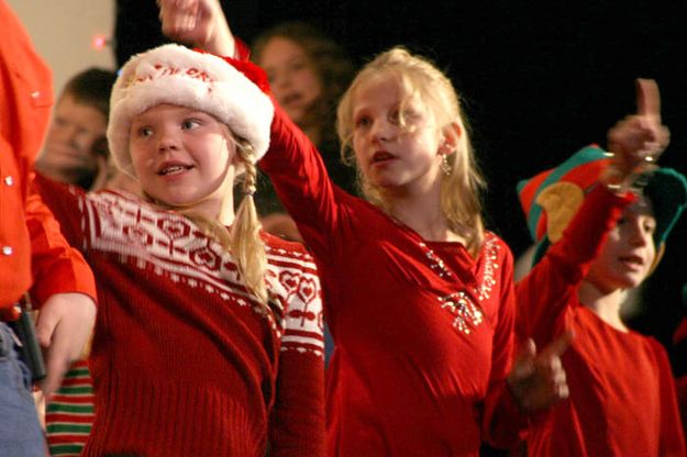 Dancing and Singing. Photo by Pam McCulloch, Pinedale Online.