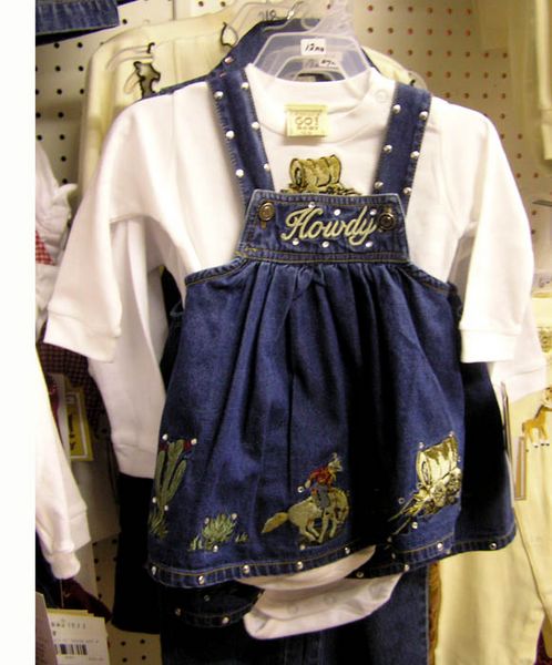 Little Cowgirl Dress. Photo by Dawn Ballou, Pinedale Online.