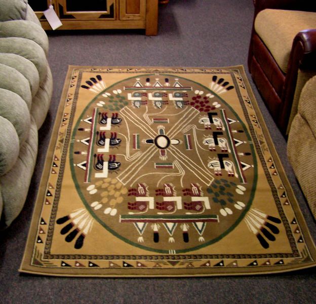 Native American Rug. Photo by Dawn Ballou, Pinedale Online.