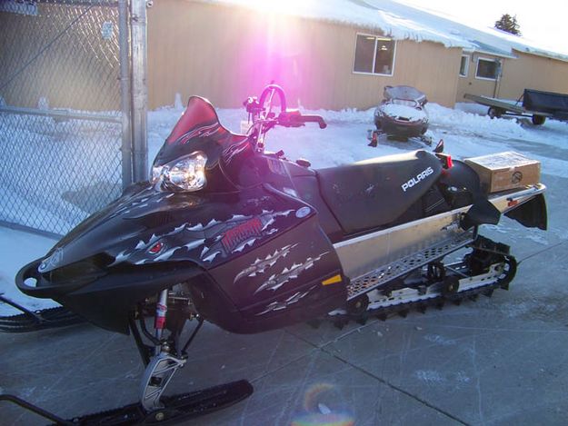 Stolen Sled. Photo by Sublette County Sheriff's Office.