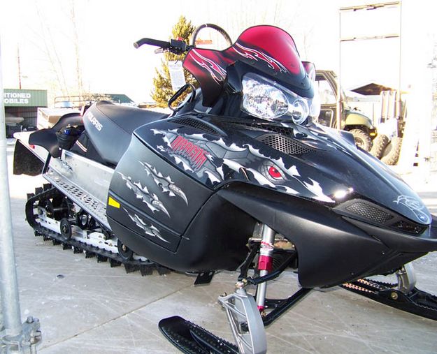 Stolen Snowmobile. Photo by Sublette County Sheriff's Office.