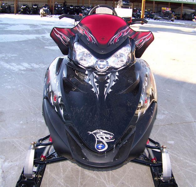 Stolen Snowmobile. Photo by Sublette County Sheriff's Office.
