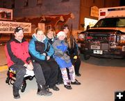 Ambulance standing by. Photo by Pam McCulloch, Pinedale Online.