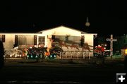 Holiday Lights. Photo by Pam McCulloch, Pinedale Online.