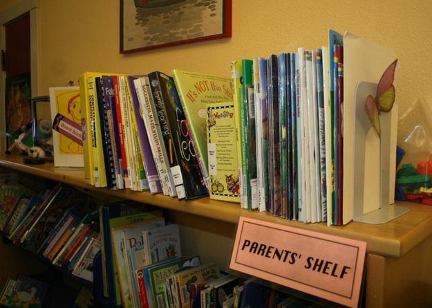Parents' Shelf. Photo by Pam McCulloch, Pinedale Online.