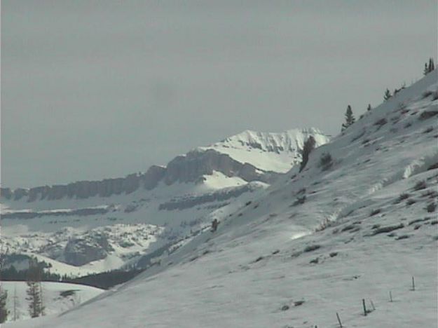 Rugged Mountains. Photo by Bondurant Webcam.