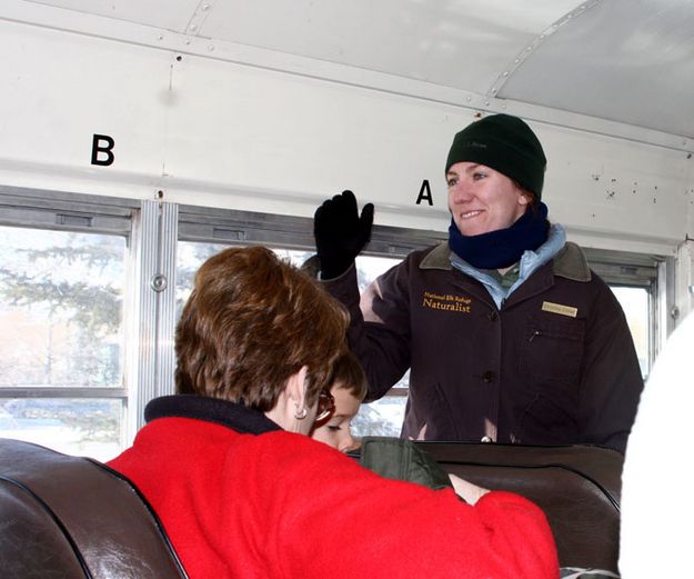 Elk Tour Bus. Photo by Pam McCulloch, Pinedale Online.