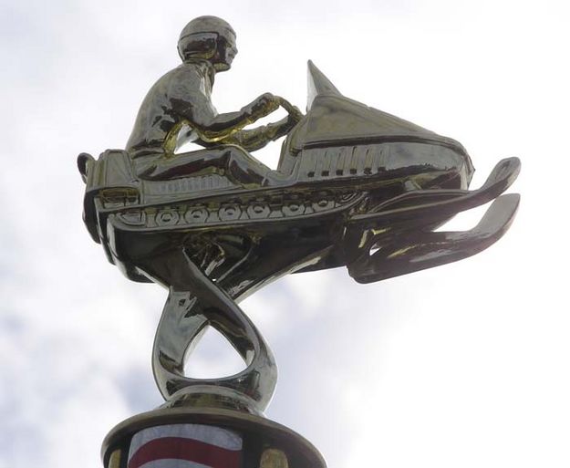 Race Trophy. Photo by Dawn Ballou, Pinedale Online.