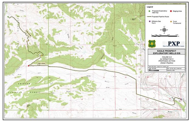 Exploration Map. Photo by USFS.