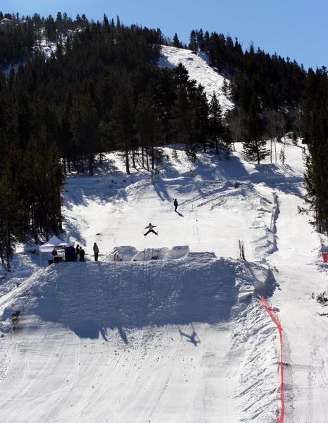 White Pine Jump Hill. Photo by Clint Gilchrist, Pinedale Online.