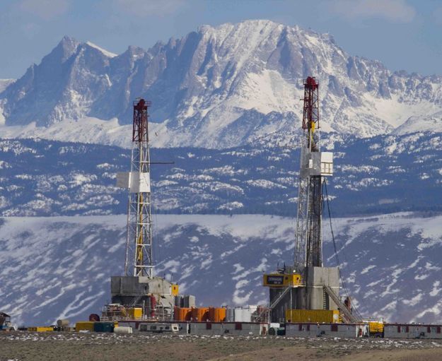 Fremont Drill Rigs. Photo by Dave Bell.